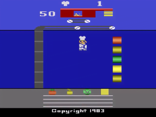 Pressure Cooker title screen for Atari 2600